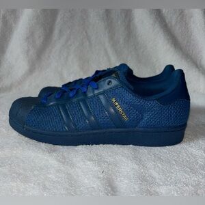Adidas Superstar J ‘Navy Blue’ Size 6.5 EXCELLENT CONDITION